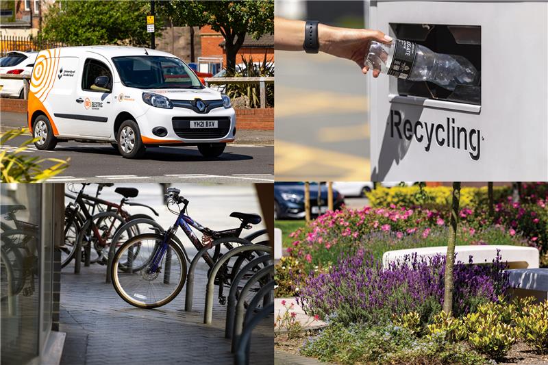 The improvement in score recognises the ongoing work to improve sustainability across the University.