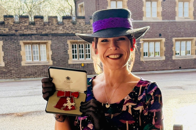 A University of Sunderland graduate has been presented with her MBE by the Princess Royal, Her Royal Highness Princess Anne at St James’s Palace.