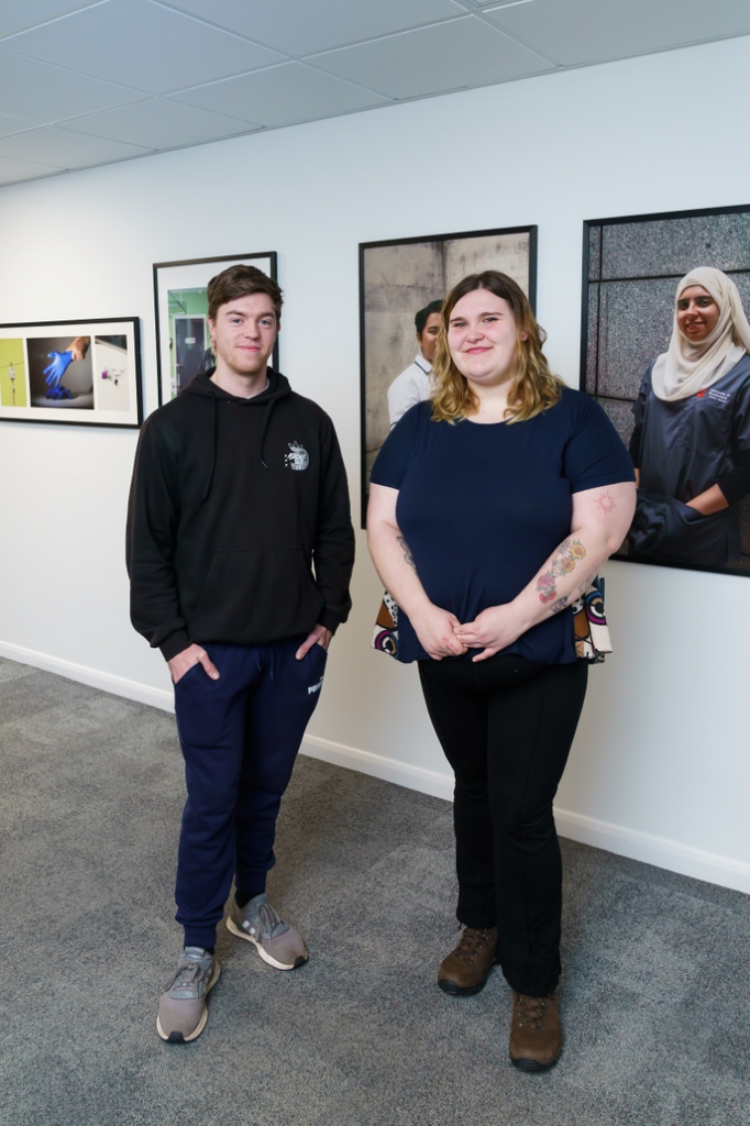 Students focus in on healthcare workers through expanding portrait series