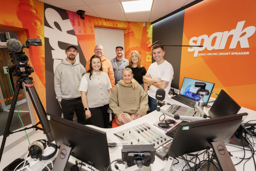During Freshers’ week, Presenter Sonny Jay and the team from Capital Breakfast with Jordan North, Chris Stark and Sian Welby broadcasted live from the Spark studios at the University’s St